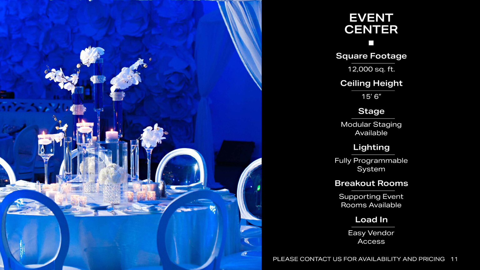 Venue Overview Warehouse 100 Page 11