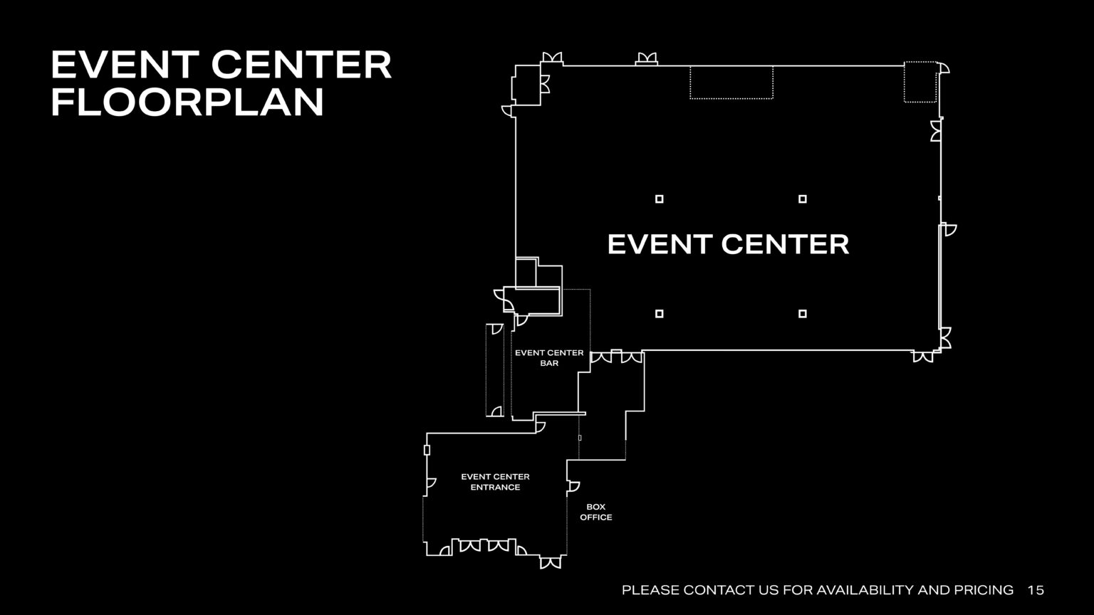 Venue Overview Warehouse 100 Page 15