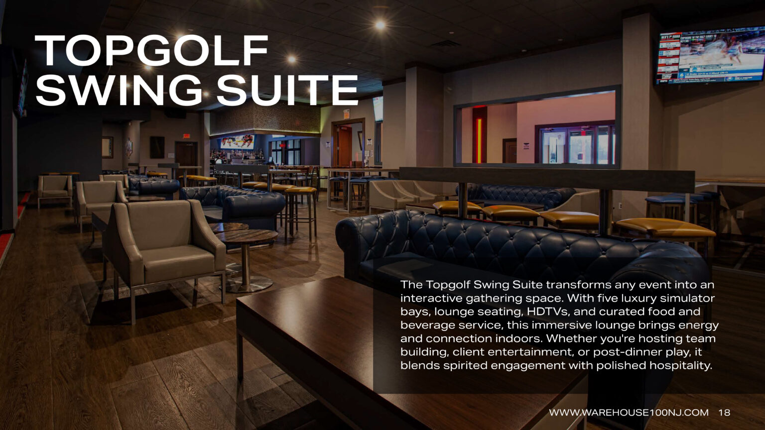 Venue Overview Warehouse 100 Page 18