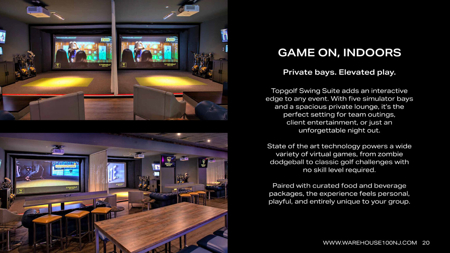 Venue Overview Warehouse 100 Page 20