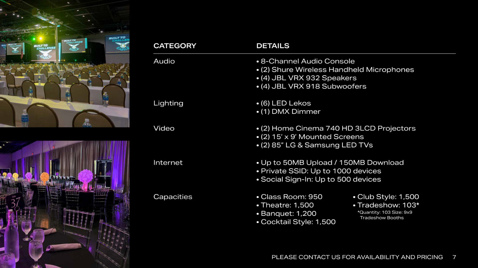 Venue Overview Warehouse 100 Page 7